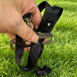 Black Unit Work Id Card Special Lanyard with Stainless Steel Card Holder