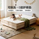Lin's 0 glue coconut palm children's mattress special for teenagers household A-grade maternal and infant grade 1 meter 5 mat Lin's Wood Industry