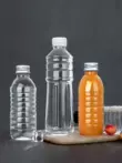 Chai nhựa 500ML cấp thực phẩm trong suốt cho thú cưng dùng một lần nước ép đậu berry uống rỗng chai nước khoáng có nắp