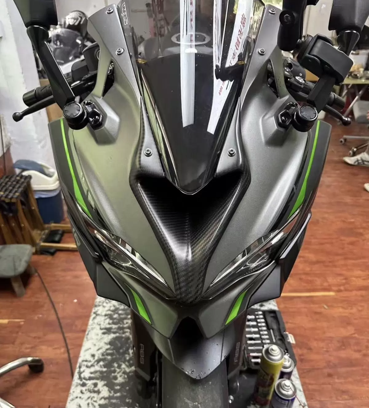 川崎zx4rr沖壓進氣口