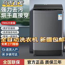 [Free Shipping in Xinjiang] Fully Automatic Washing Machine, Small Household Pulsator Washing Machine, 10kg, Suitable for Dormitories and Rental Apartments, Washing and Drying All-In-One Machine