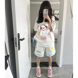 American-Style High Street Sports Shorts for Women, Summer Loose Casual 2026 New Five-Point Basketball Shorts with Unique Design