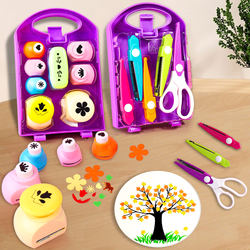 Embossing Tool Children's Craft Set Lace Scissors New DIY Material Making Tools Flower Embossing Tool Paper Cutting Magic Tool