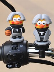 Chicken, You Are so Beautiful, Little Black Duck, Little Yellow Duck, Car Ornaments, Bicycle Helmet, Electric Motorcycle Decorations, Small Accessories