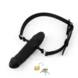 mouth ball gag Đồ chơi người lớn hai đầu dương vật dương vật giả miệng cắm sâu họng nam nữ chia sẻ miệng bóng vui ràng buộc thay thế dụng cụ tập luyện ball gag mouth gag 