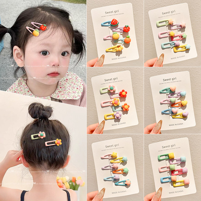 Side bangs clip for children and babies, hair clip, little girl hair clip, hair clip for broken hair on the back of the head, no damage to the hair clip