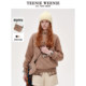 TeenieWeenie Bear Outlet Women's Winter Imitation Lambskin Thickened Warm Sweater