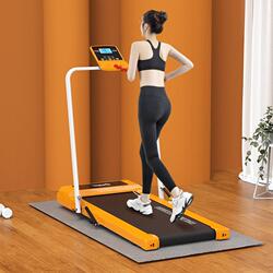 German College Student Treadmill for Home Use, Small Indoor Portable Simple Flat Walking Machine, Foldable