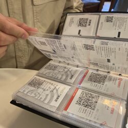 Movie Ticket Storage Binder, Couple's Keepsake Album, Ticket Stub Collection Book, Ticket Holder, High-Speed Rail Train Ticket Collection and Preservation Tool, Protective Cover, Card Holder, Storage Bag