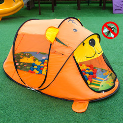 Instant Setup Tiger Children's Tent for Boys, Indoor and Outdoor Portable Folding Playhouse, Baby Girl Sleeping Mosquito Net