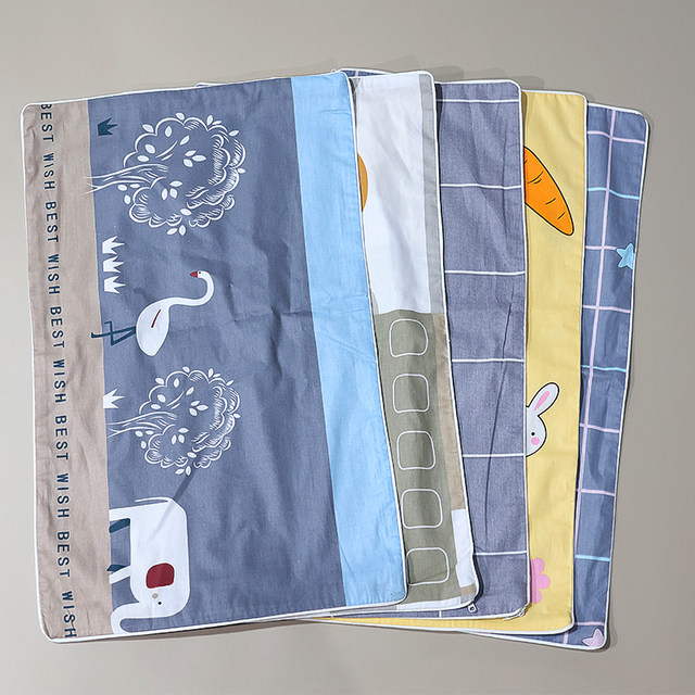 100% cotton pillow case one-on-one home large size 48x74cm student dormitory single pure cotton pillow case 40x60
