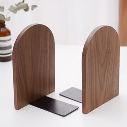 Nordic Simple Solid Wood Bookends Desktop Storage Creative Bookends for Students Retractable Book Holder Shelf Book Support