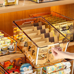 Transparent Kitchen Storage Box for Organizing Snacks and Miscellaneous Items in the Sideboard Drawer