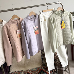 
100 wool filling winter windproof, heat-storage and thermal technology high-elastic breathable stand-collar cotton coat for men and women for couples