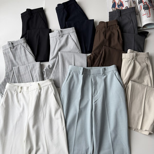 
Kitano Ujia! Women's elastic nine-point pants/smart pants suit commuting pants BY479298