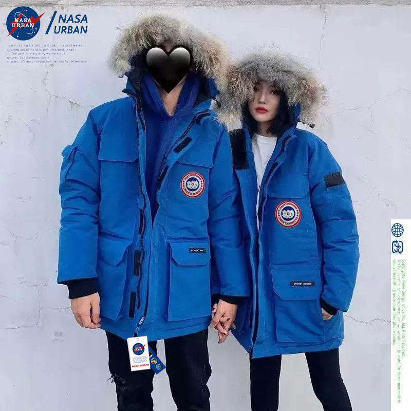 NASA2022联名款冬季外套 男女潮牌中长款羽绒服 券后179元起包邮 (1179-1000)