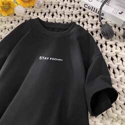 Clearance of Export Surplus~ Cut Label, Remove from Store, Liquidation Sale, Summer Short-Sleeve T-Shirts for Men and Women, Pure Cotton, Loose Fit, Trendy Brand