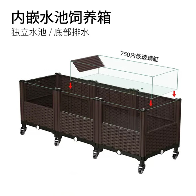 Special ecological landscaping breeding tank breeding box for turtles ...