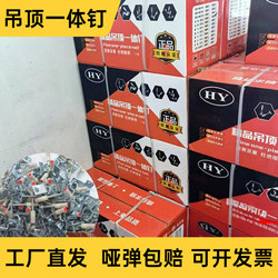 Ceiling Installation Tool Integrated Nail M8 Silencer Nail 32 Fire Safety Nail Mini Cannon Nail Pipe Clamp Nail Keel Nail Whole Box Free Shipping