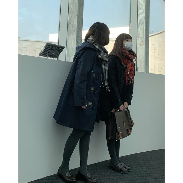 GETADME MEXZT Long Wool Blends Coats Women Streetwear Black Blazer Korean Quilted Woolen Jackets Winter Elegant Overcoat Thick Outerwear
