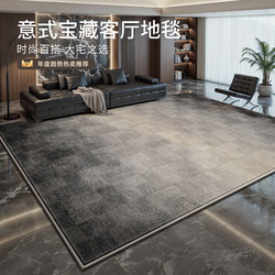 Carpet for Living Room, Italian Style, 2025 New Model, Light Luxury, High-End, Washable, Wipeable, Waterproof, Stain-Resistant, Soundproof, Bedroom Sofa Floor Mat