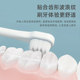 Children's toothbrushes 0 to 3-12 years old baby babies change teeth above their teeth, children with semi-dedicated silicone deciduous toothbrushes