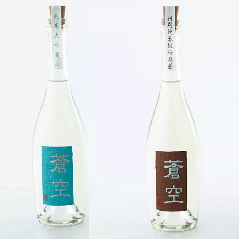 日本代购藤冈酒造苍空系列500ml 清酒纯米大吟酿本酿造b