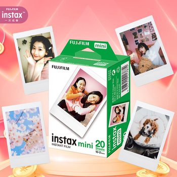 Fuji instax Polaroid Photo Paper Mini Polaroid Camera Universal Lace Photo Paper White Border Double Pack Photo Paper
