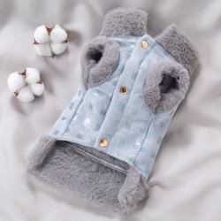 Small Dog Clothes Winter Teddy Bichon Schnauzer Small Dog Pet New Autumn and Winter Warm Cotton Coat Vest