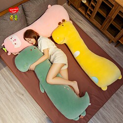 Cushion, Long Pillow, Cute Plush Pillow, Cartoon Bed Pillow for Sleeping, Super Soft Long Pillow, Large Size, Removable and Washable
