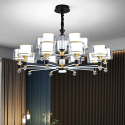 Living Room Chandelier 2025 New Model Trendy Modern Simple Elegant High-End Italian Light Luxury Internet Celebrity Super Bright Main Light for the Hall