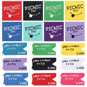 
Thin colored self-adhesive labeling cloth patch down clothes jeans patch patch repair mark without marks and holes decorative label