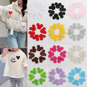 
Cartoon self-adhesive bear, no-sew cloth patch for down jacket pants, small hole patch patch bag, clothing decoration patch, small size