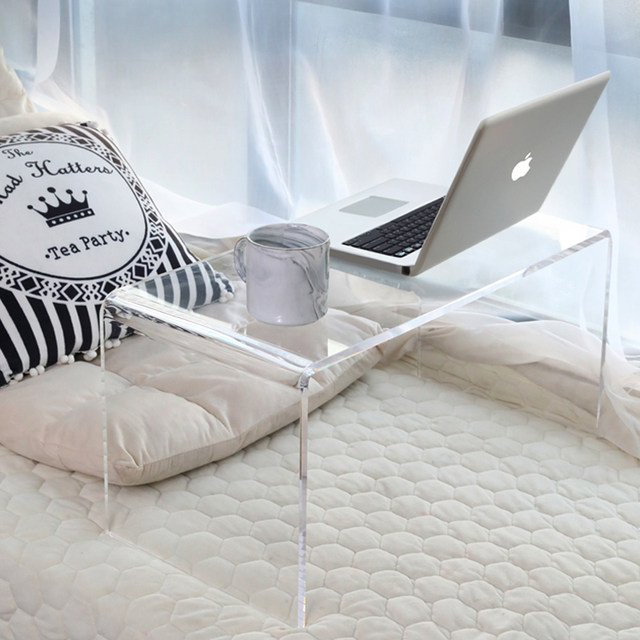 Yayli bay window table coffee table transparent small desk bedroom bedroom a few corners of the bedroom cabinet tatami dwarf table
