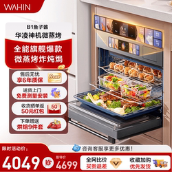 Hualing Shenji Micro Steam and Grill B1 Caviar Steaming and Grilling All-In-One Machine Built-In Microwave Oven Steamer and Grill for Home Use