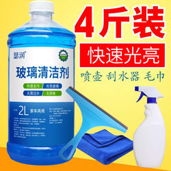 Glass Cleaner for Home Use, Powerful Stain Remover for Windows, No Water Marks, No-Rinse Magic for Mirrors