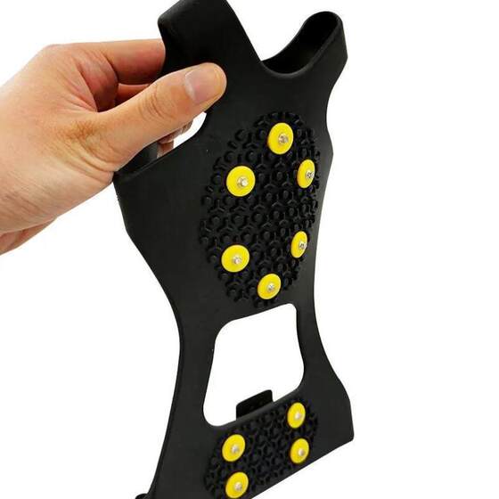 
Crampons anti-slip claw shoe cover ice gripping snow shoe spikes autumn and winter ice outdoor anti-fall artifact transparent professional