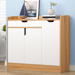 Bibei Shoe Cabinet for Home Entrance, Multi-Layer Dust-Proof Wooden Shoe Rack, Multi-Functional Storage Rack, Storage Cabinet