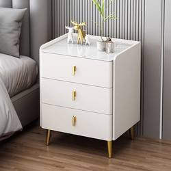 Sazaidai Cream Style Bedside Table Modern Simple Small Bedside Cabinet Children's Bedroom Bedside Storage Cabinet