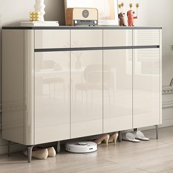 Luxurious Entryway Shoe Cabinet with Integrated Shoe-Changing Bench for Home Use, 2025 New Popular Model, Simple and Modern for the Living Room
