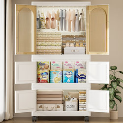 Bibei Mother Baby Wardrobe Infant Storage Cabinet No-Installation Household Snack Box Clothes Storage Children's Small Wardrobe S