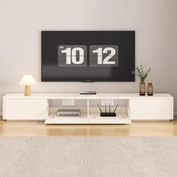 Luxurious Solid Wood Home Tv Cabinet, Living Room Floor-Standing Tv Cabinet, Small Apartment French Cream Style Coffee Table Tv