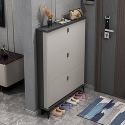 Yアメリ Italian-Style Ultra-Thin Shoe Cabinet for Home Use, New Popular Model for Entryway, Flip-Top Entryway Cabinet, Entryway Storage Shoe Rack
