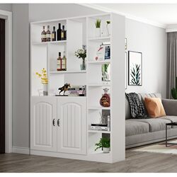 Zuoshi Entrance Cabinet Facing the Front Door, Home Living Room Screen Partition Cabinet, New European-Style Wine Cabinet Storage Cabinet