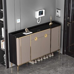 Luxurious Italian-Style New Model 2025 Popular Entryway Storage Cabinet, Simple Modern Shoe Cabinet for Home Use