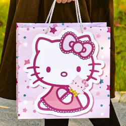 Hellokitty Gift Bag Birthday Gift Bag for Girlfriend Toy Clothes Packaging Bag Paper Bag High-End Gift Bag