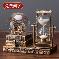 Retro Decorations, Home Ferris Wheel, Crystal Ball, Hourglass, Handicrafts, Art, Living Room, Wine Cabinet, Eiffel Tower Ornaments