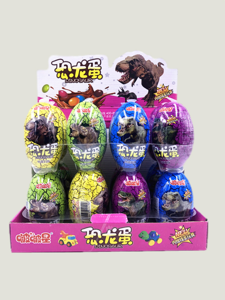 恐龙蛋儿童巧克力玩具