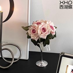 Xiaohongshu’s popular retro artificial flower American floral arrangement