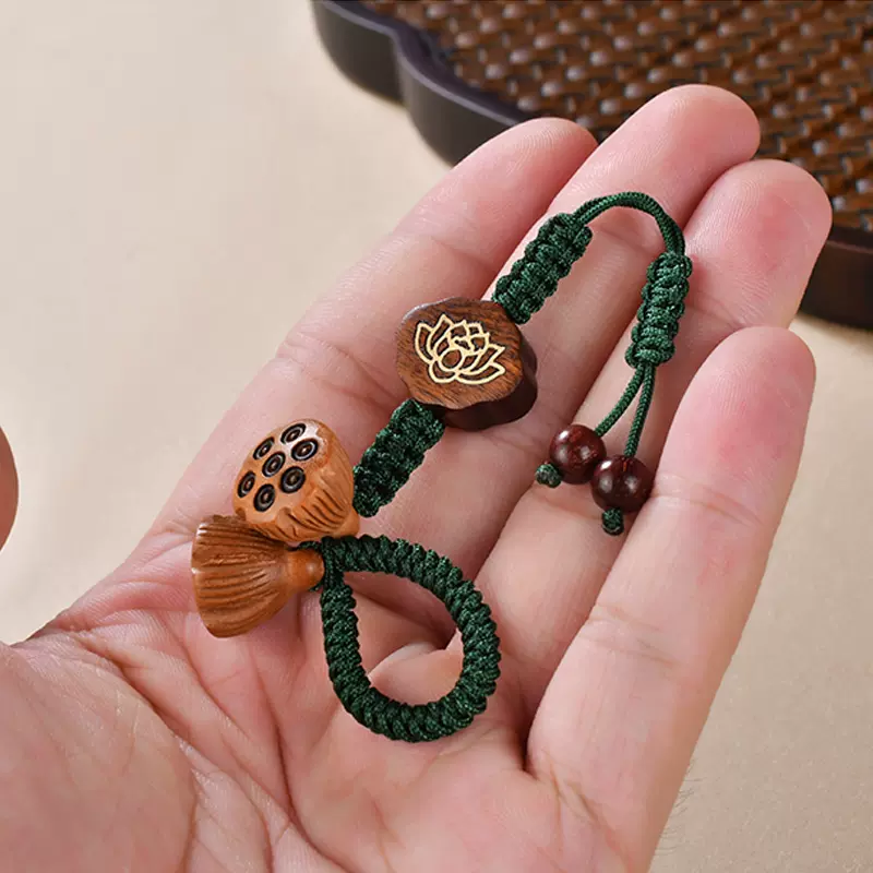 Amazon.com: Usoway 创意菩提莲花汽车钥匙扣挂件Key chain